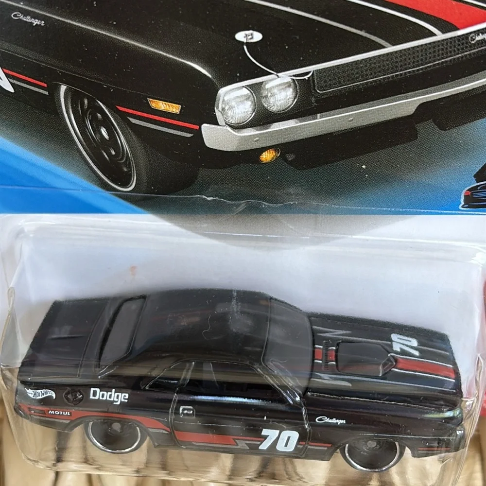 Black 70 Dodge Hemi Challenger Hot Wheels 1970 Pony Muscle Car Hotwheels New